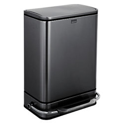 simplehuman Rectangular Steel Bar Pedal Bin, 38L